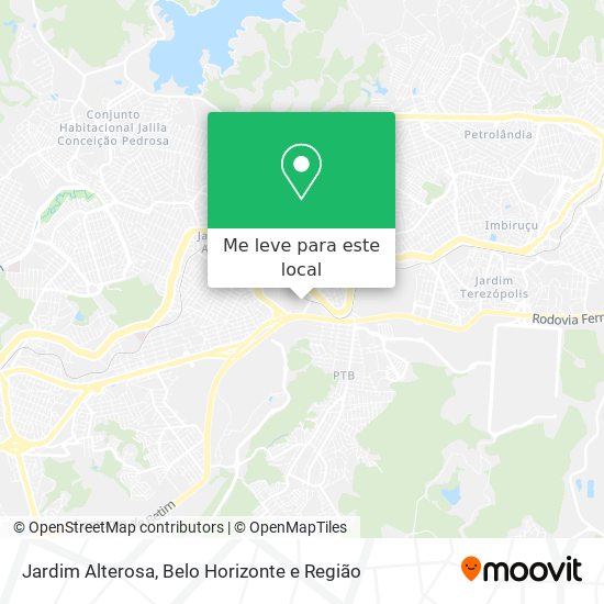 Jardim Alterosa mapa