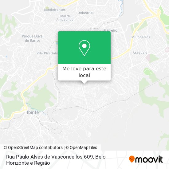 Rua Paulo Alves de Vasconcellos 609 mapa