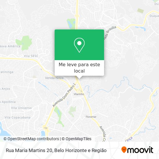 Rua Maria Martins 20 mapa