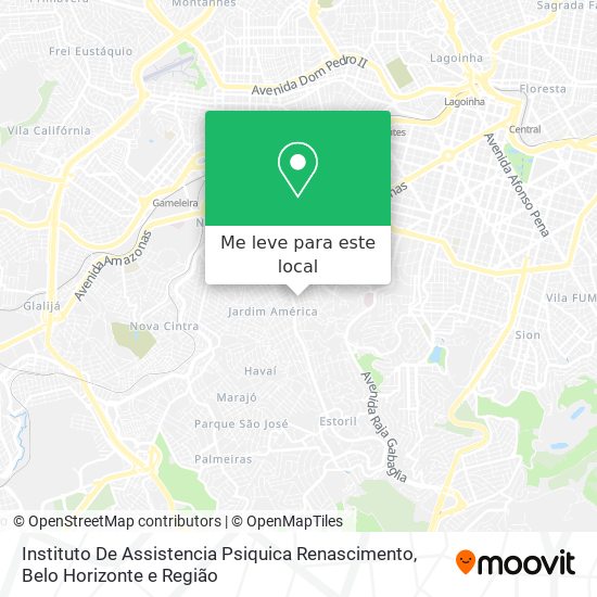 Instituto De Assistencia Psiquica Renascimento mapa