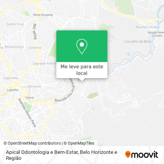 Apical Odontologia e Bem-Estar mapa