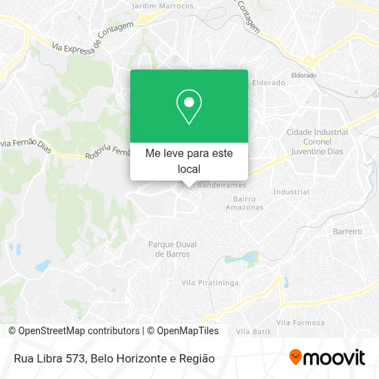 Rua Libra 573 mapa