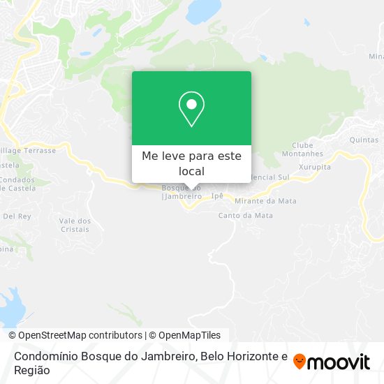 Condomínio Bosque do Jambreiro mapa
