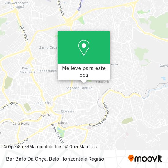 Bar Bafo Da Onça mapa