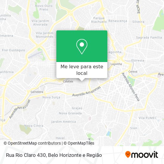 Rua Rio Claro 430 mapa