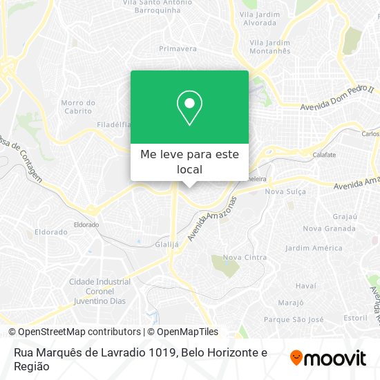 Rua Marquês de Lavradio 1019 mapa