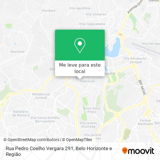 Rua Pedro Coelho Vergara 291 mapa
