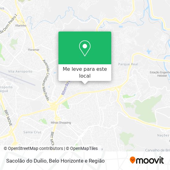 Sacolão do Duilio mapa