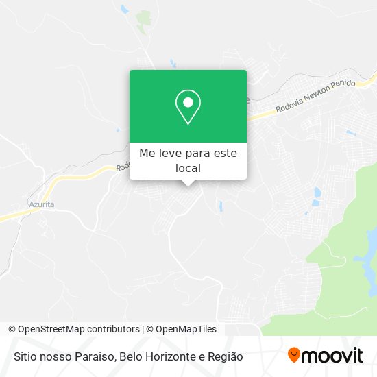 Sitio nosso Paraiso mapa