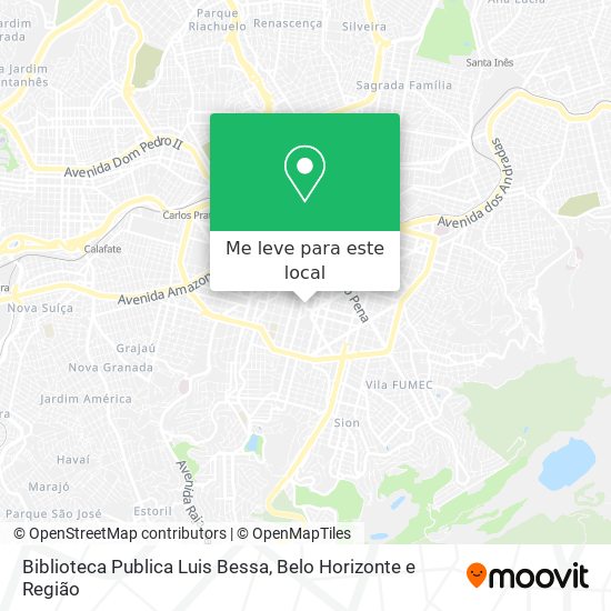 Biblioteca Publica  Luis Bessa mapa