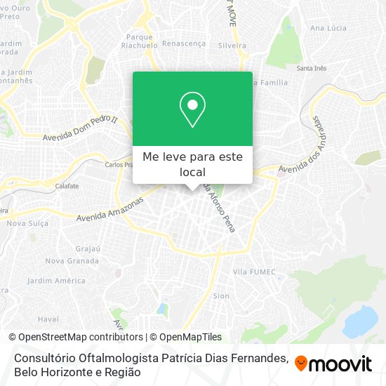 Consultório Oftalmologista Patrícia Dias Fernandes mapa