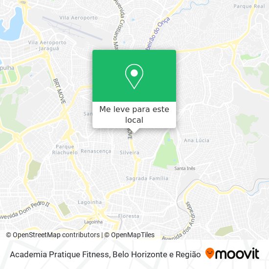 Academia Pratique Fitness mapa