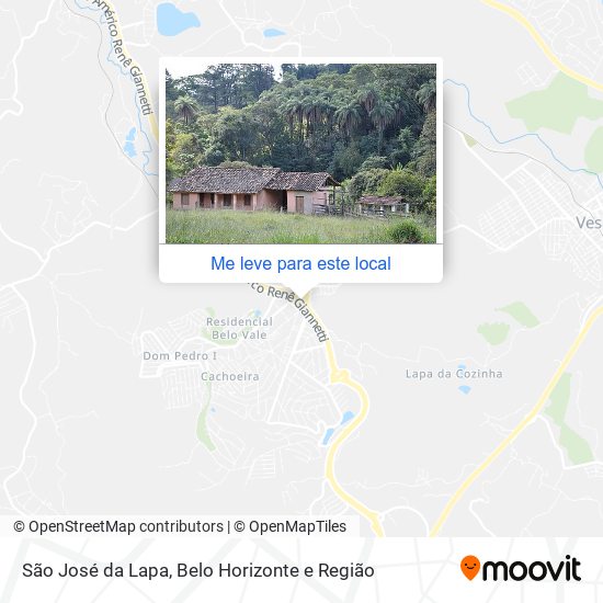 São José da Lapa mapa