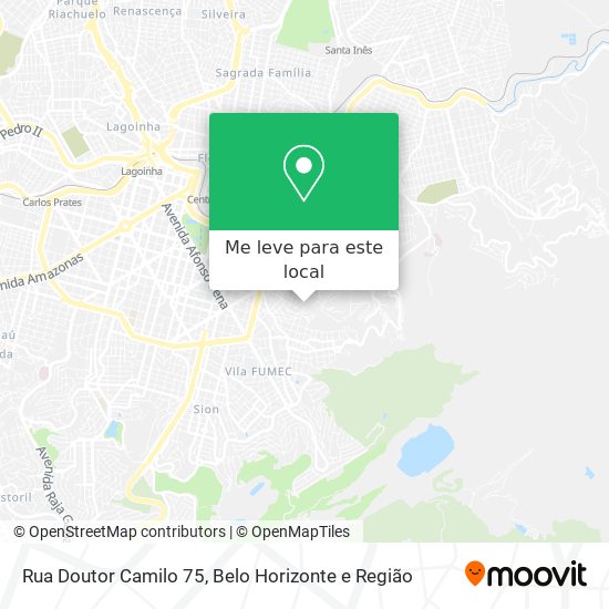 Rua Doutor Camilo 75 mapa