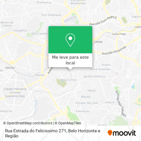 Rua Estrada do Felicissimo 271 mapa