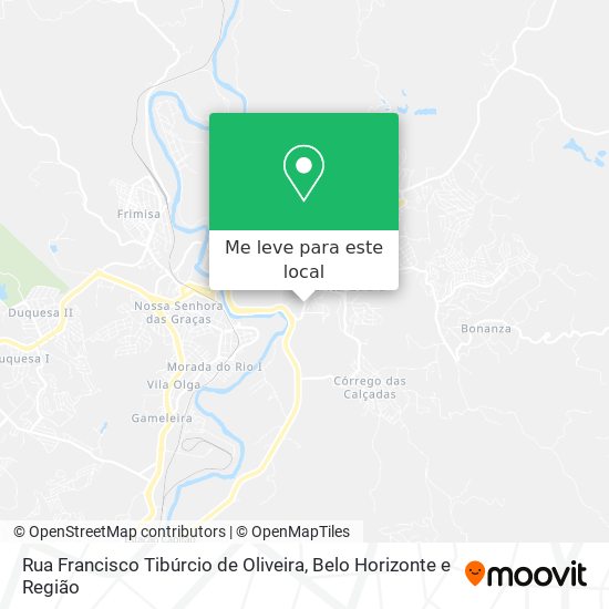 Rua Francisco Tibúrcio de Oliveira mapa