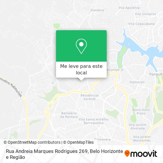 Rua Andreia Marques Rodrigues 269 mapa