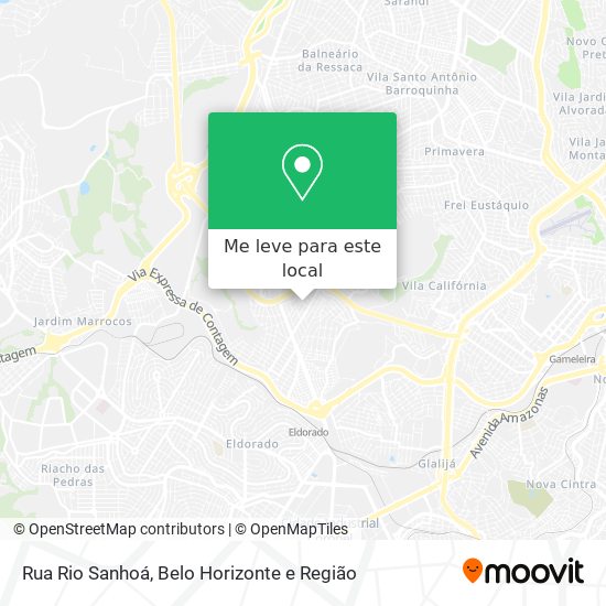 Rua Rio Sanhoá mapa