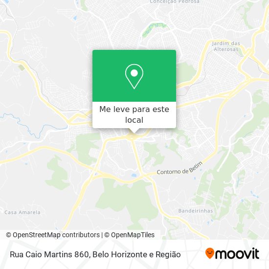 Rua Caio Martins 860 mapa
