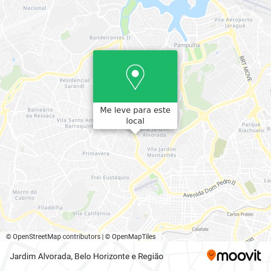 Jardim Alvorada mapa