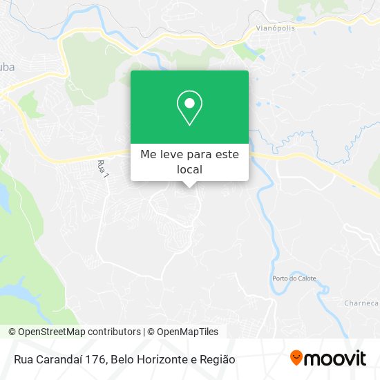 Rua Carandaí 176 mapa