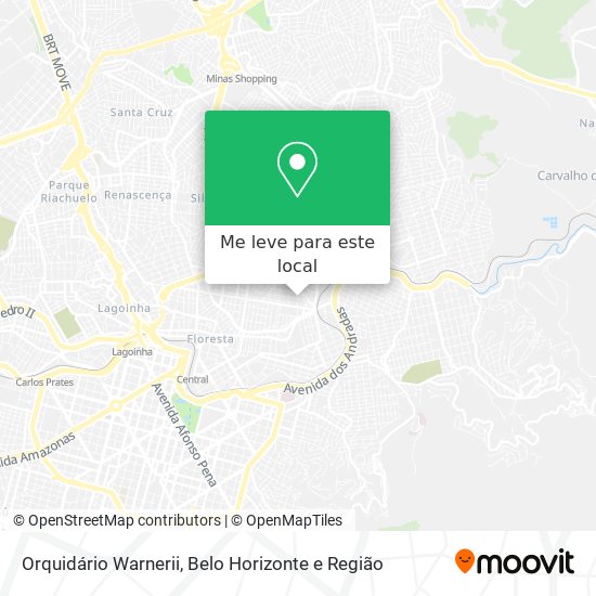 Orquidário Warnerii mapa