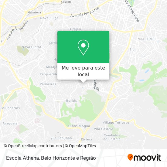 Escola Athena mapa