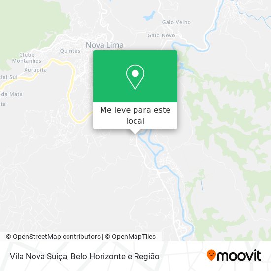 Vila Nova Suiça mapa