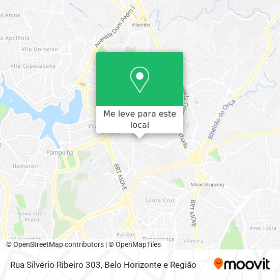 Rua Silvério Ribeiro 303 mapa