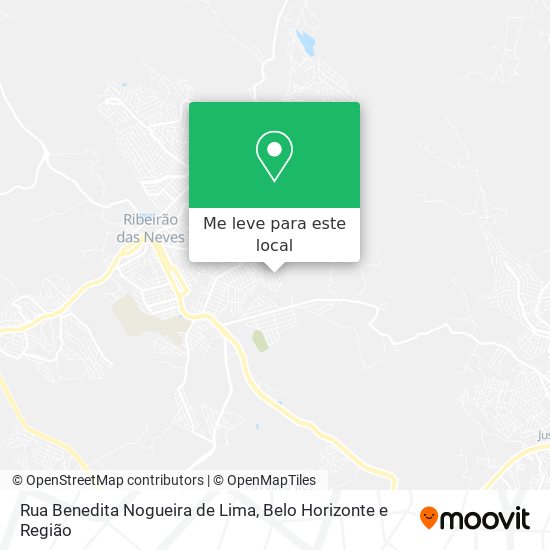Rua Benedita Nogueira de Lima mapa