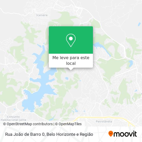 Rua João de Barro 0 mapa