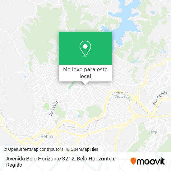 Avenida Belo Horizonte 3212 mapa