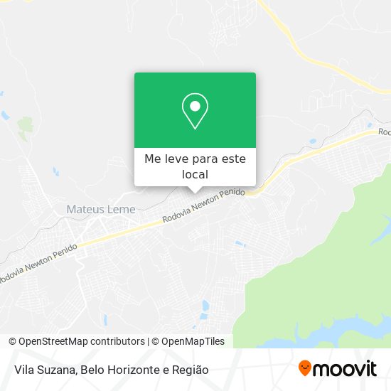 Vila Suzana mapa