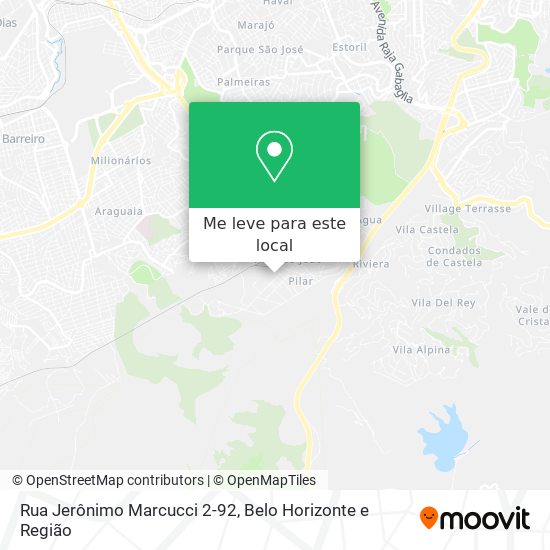 Rua Jerônimo Marcucci 2-92 mapa