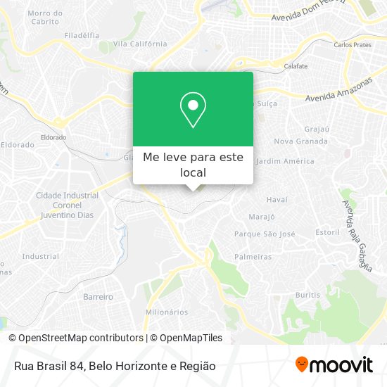 Rua Brasil 84 mapa