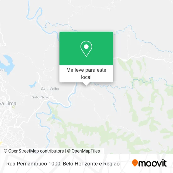 Rua Pernambuco 1000 mapa