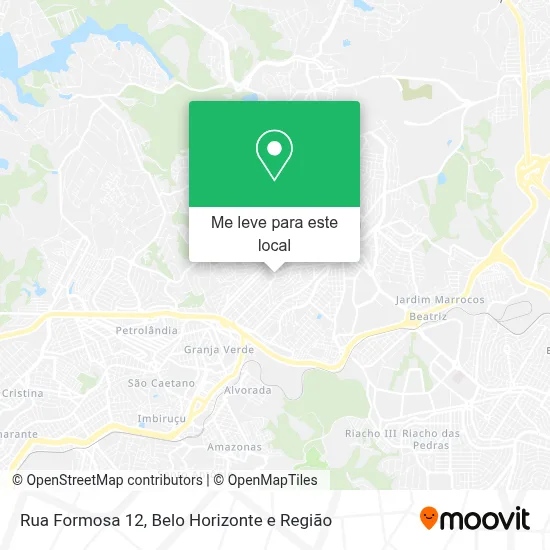 Rua Formosa 12 mapa