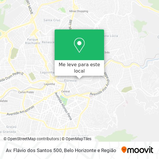 Av. Flávio dos Santos 500 mapa