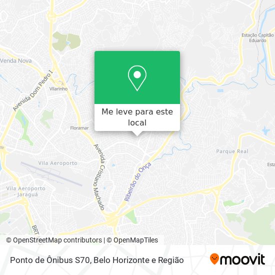 Ponto de Ônibus S70 mapa