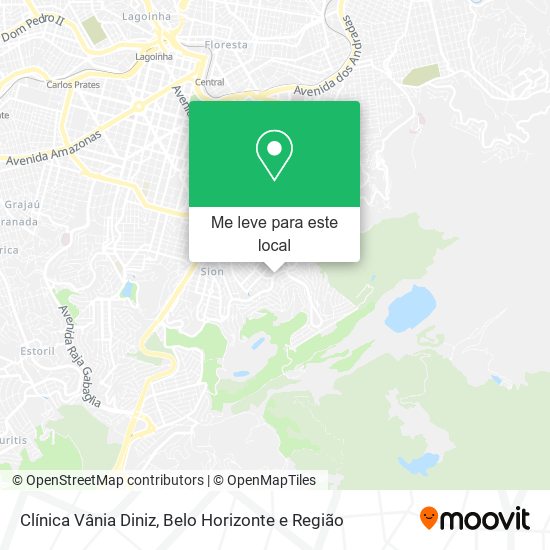 Clínica Vânia Diniz mapa
