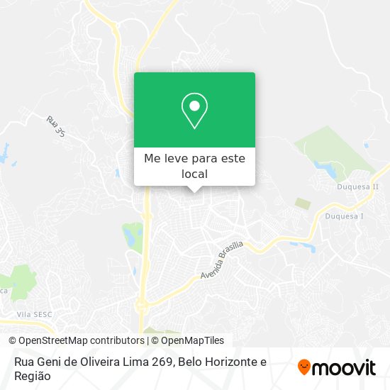 Rua Geni de Oliveira Lima 269 mapa