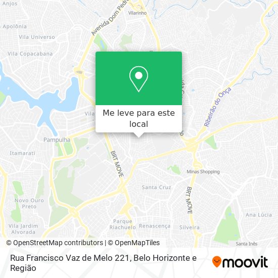 Rua Francisco Vaz de Melo 221 mapa