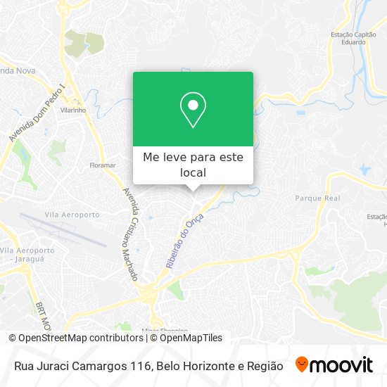 Rua Juraci Camargos 116 mapa