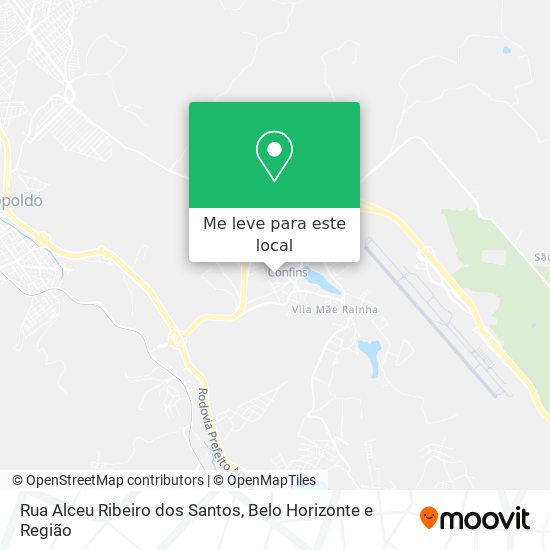 Rua Alceu Ribeiro dos Santos mapa