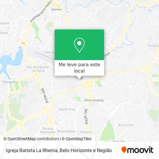 Igreja Batista La Rhema mapa