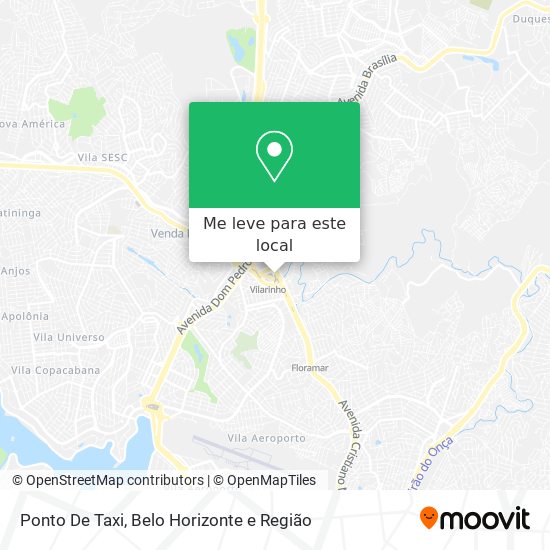 Ponto De Taxi mapa