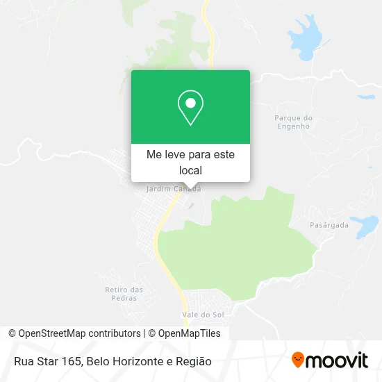 Rua Star 165 mapa
