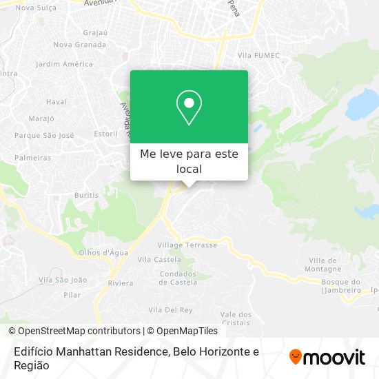 Edifício Manhattan Residence mapa
