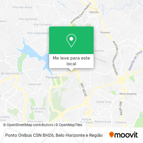 Ponto Onibus CSN BH26 mapa
