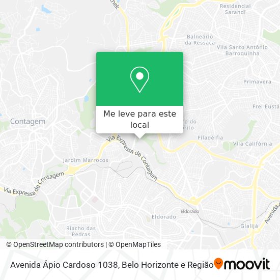 Avenida Ápio Cardoso 1038 mapa